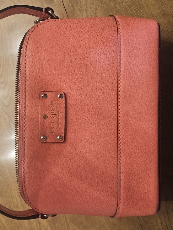 kate spade Handbags - kate spade Coral Pink Pebbled Leather Crossbody Bag